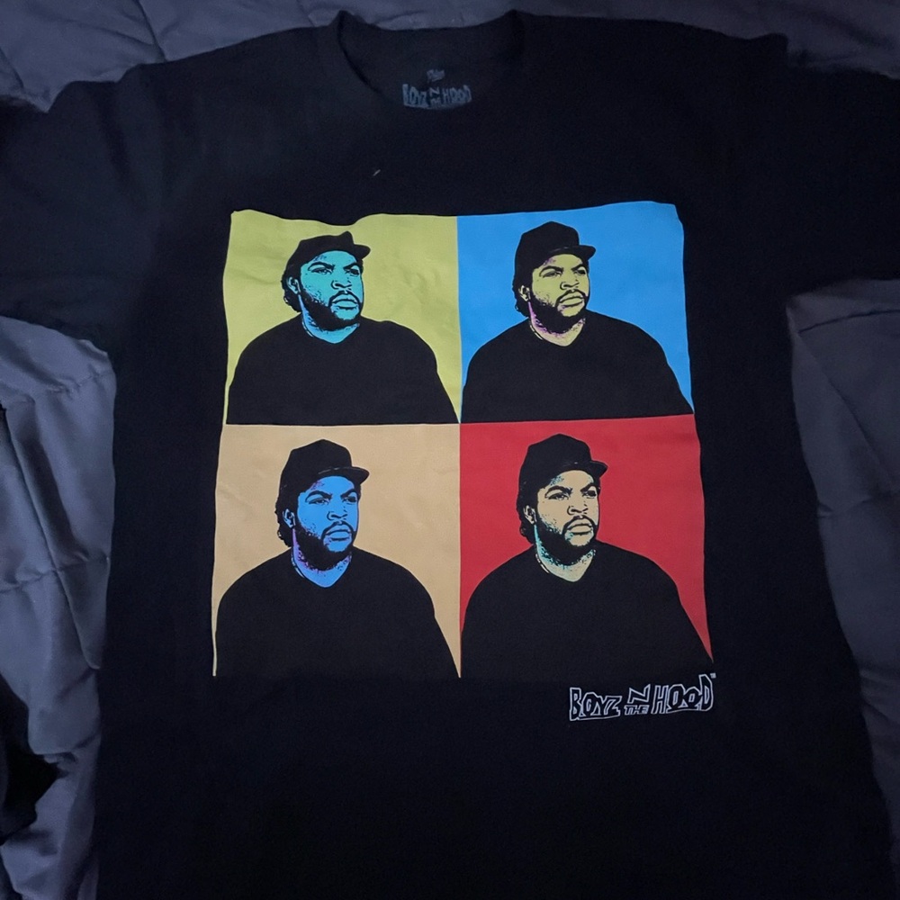 Ice cube Graphic T-Shirt with Colorful Pop Art Design